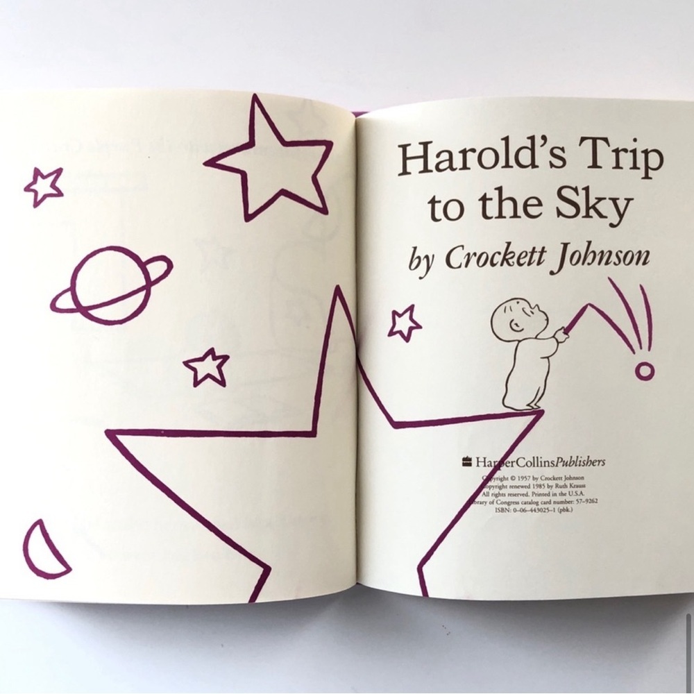 Adventures of Harold and the Purple Crayon & ABC SET of 2 - Picture 8 of 14